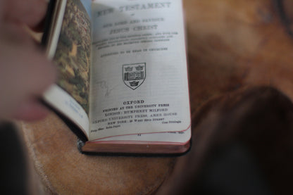 Antique Miniature Black Book, New Testament, 1900’s