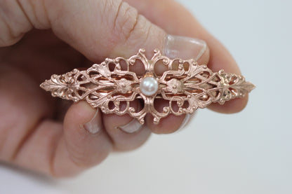 Medium Marquise Barrette