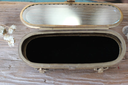 Antique Rare French Victorian Jewelry Box