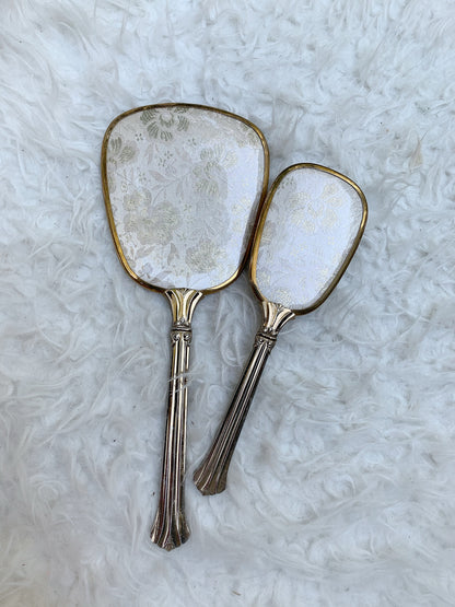 Antique Mauve Flowers Vanity Set