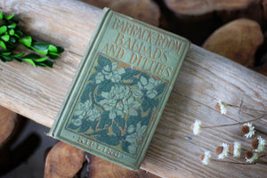 Antique Book, "Barrack Room Ballads and Ditties" By Kipling, Hardback.