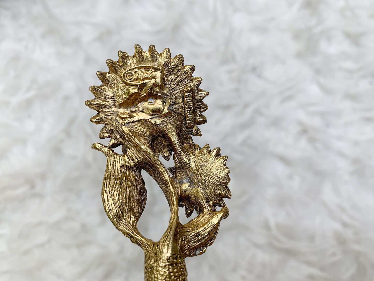 Antique Filigree Sunflower Matson Perfume Bottle