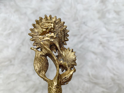 Antique Filigree Sunflower Matson Perfume Bottle