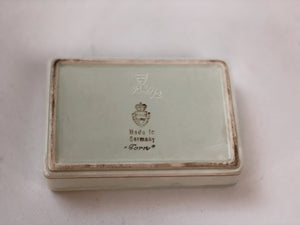 Vintage Fern Porcelain Trinket