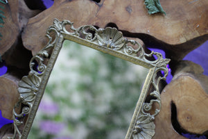 Antique Seashells Rectangle Mirror Tray