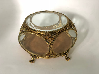 Lion Feet Victorian Jewelry Box