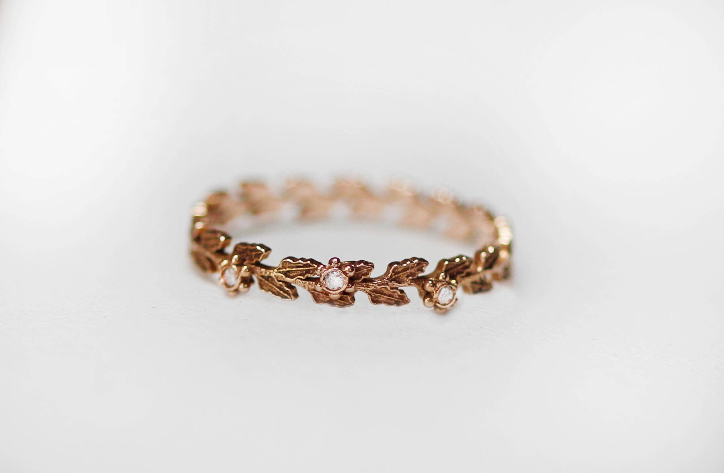 Laurel Leaf Ring Interlaced Gold Plated LAURIER Laurel Wreath Ring, Dainty  Ring, Tiny Leaves Ring, 18K Ring - Etsy