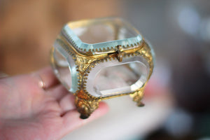 Antique French Victorian Jewelry Box