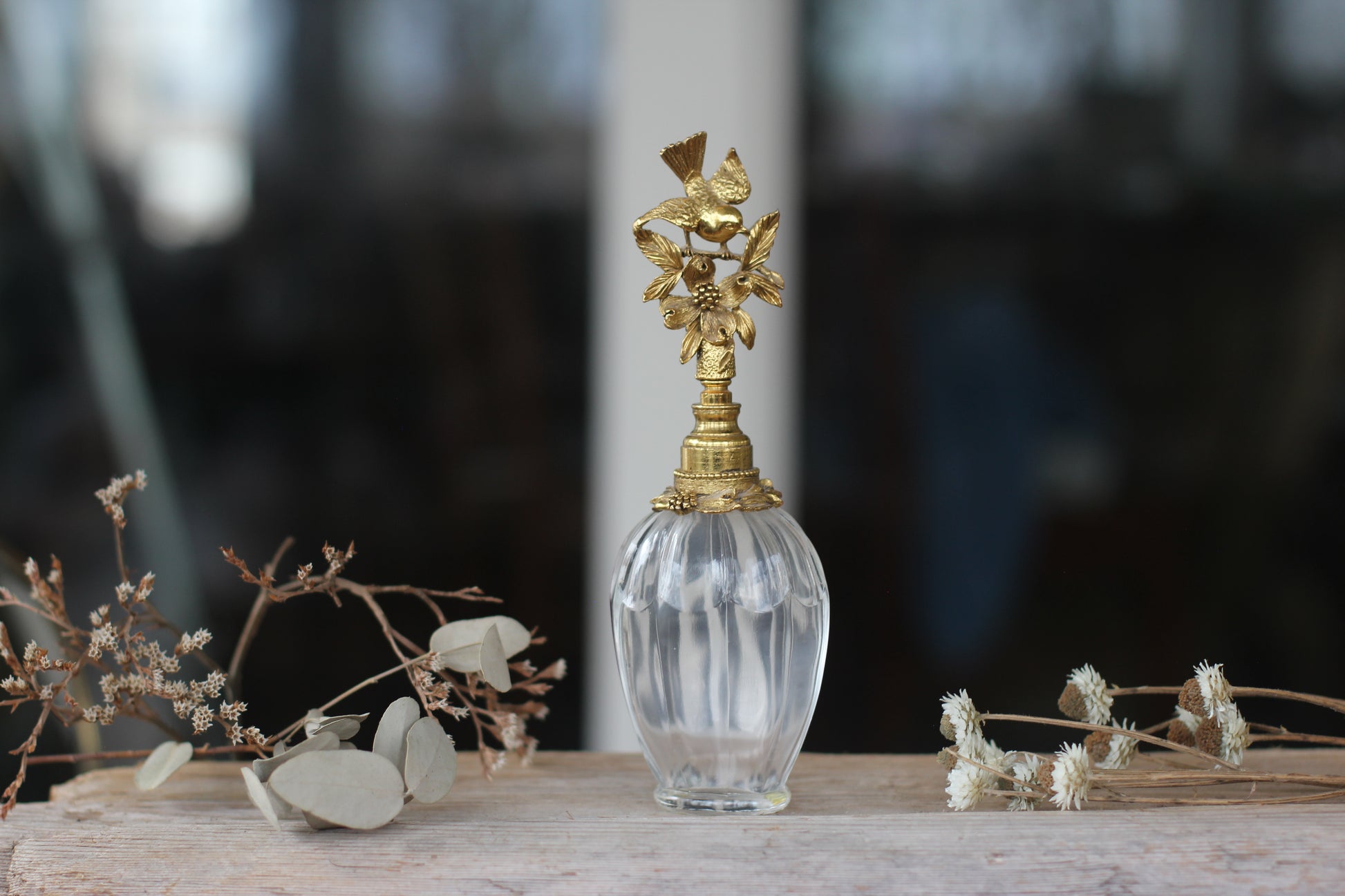 Antique Matson Birds Dogwood Flowers Perfume Bottle – Avigail Adam