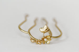 Floral Butterfly & Ladybug Hair Prong