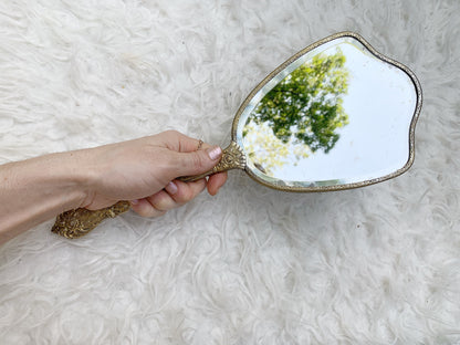 Antique Sunflowers Hand Mirror