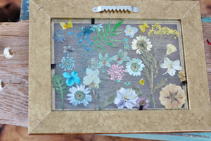 Pressed Flowers Framed Collage