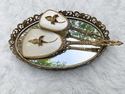 Antique Iris Vanity Set