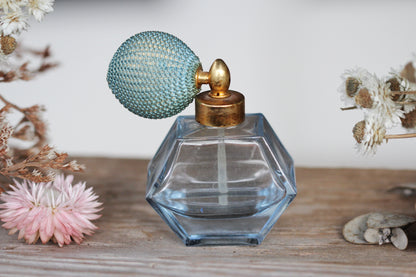 Antique Light Blue Perfume Bottle