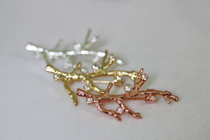 Crystal Branch Brooch