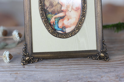 Antique French Bronze Frame