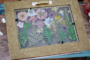 Pressed Flowers Framed Collage