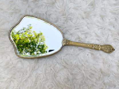 Antique Sunflowers Hand Mirror