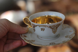 Antique Gold Bavaria Cup & Saucer