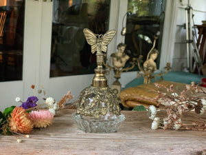 Antique Rare Butterfly Perfume Bottle