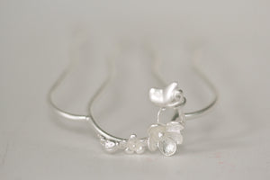 Floral Butterfly & Ladybug Hair Prong