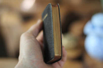 Antique Miniature Black Book, New Testament, 1900’s