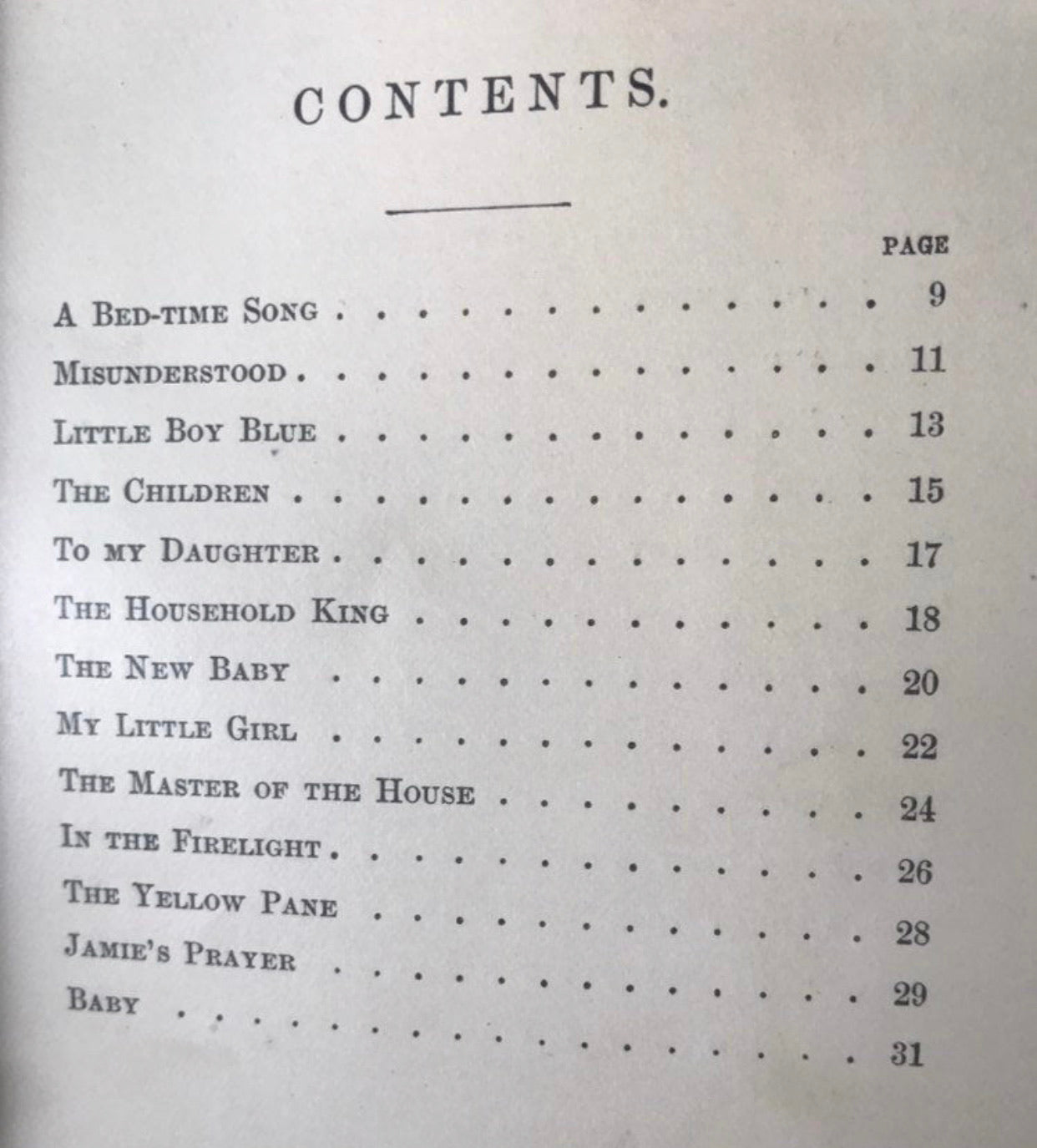 Antique Book, Under the Nursery Lamp, 1890, Hardback.