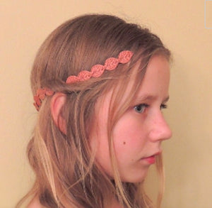 Preorder* Small Fabric Leaf Goddess Crown