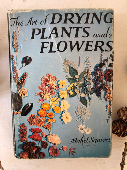 Vintage Book, The Art of Drying Plants and Flowers by Mabel Squires (1958, Hardback)