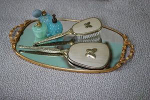 Vintage Butterfly Vanity Set