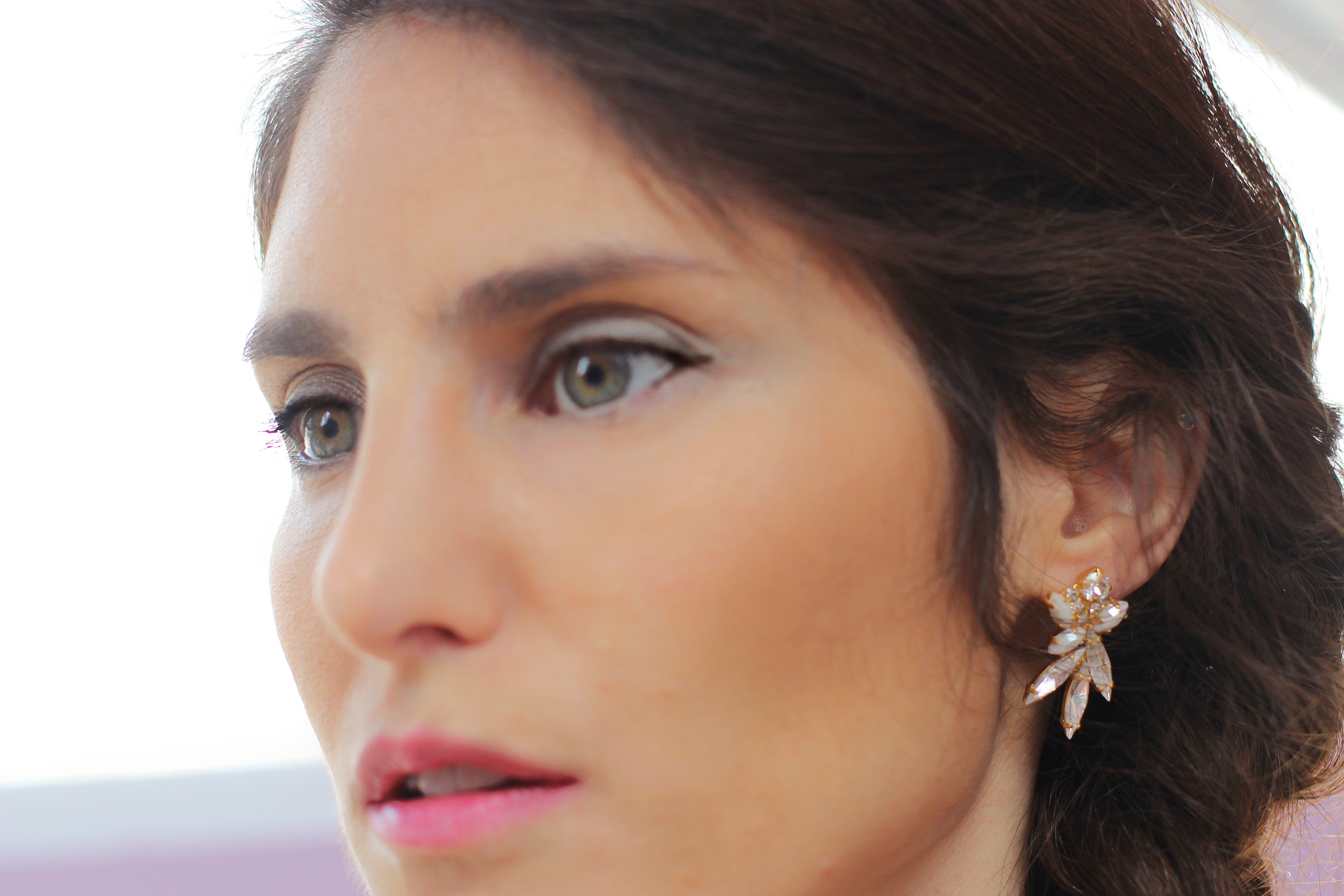Vicky Pearls & Crystals Clusters Earrings