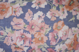 Vintage Laura Ashley Blue Floral Dress