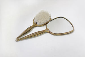 Vintage Butterfly Vanity Set
