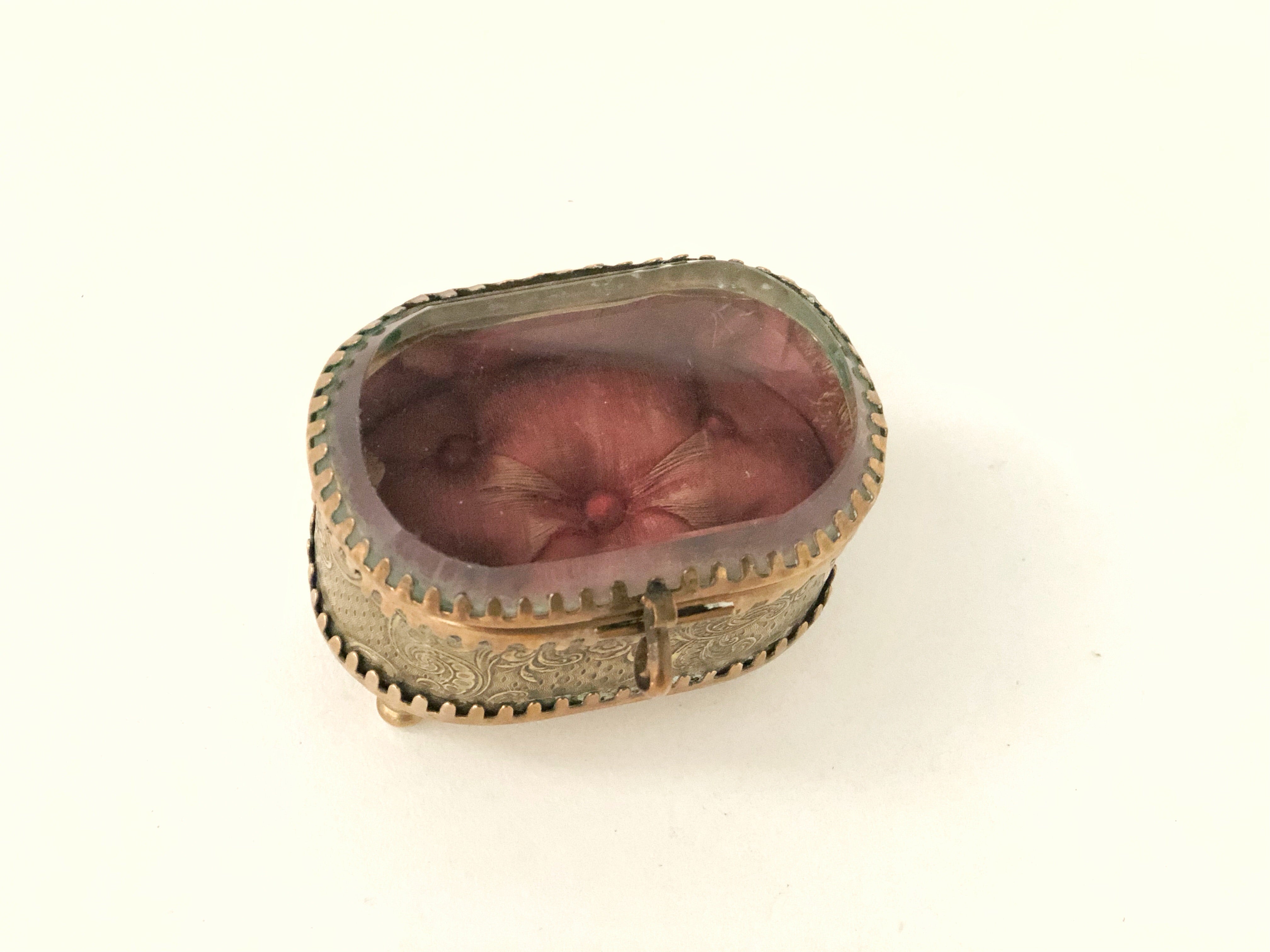 Antique Miniature Victorian Jewelry Box