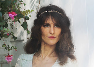 Preorder*** Juliette Leaves, Pearls & Crystals Wreath