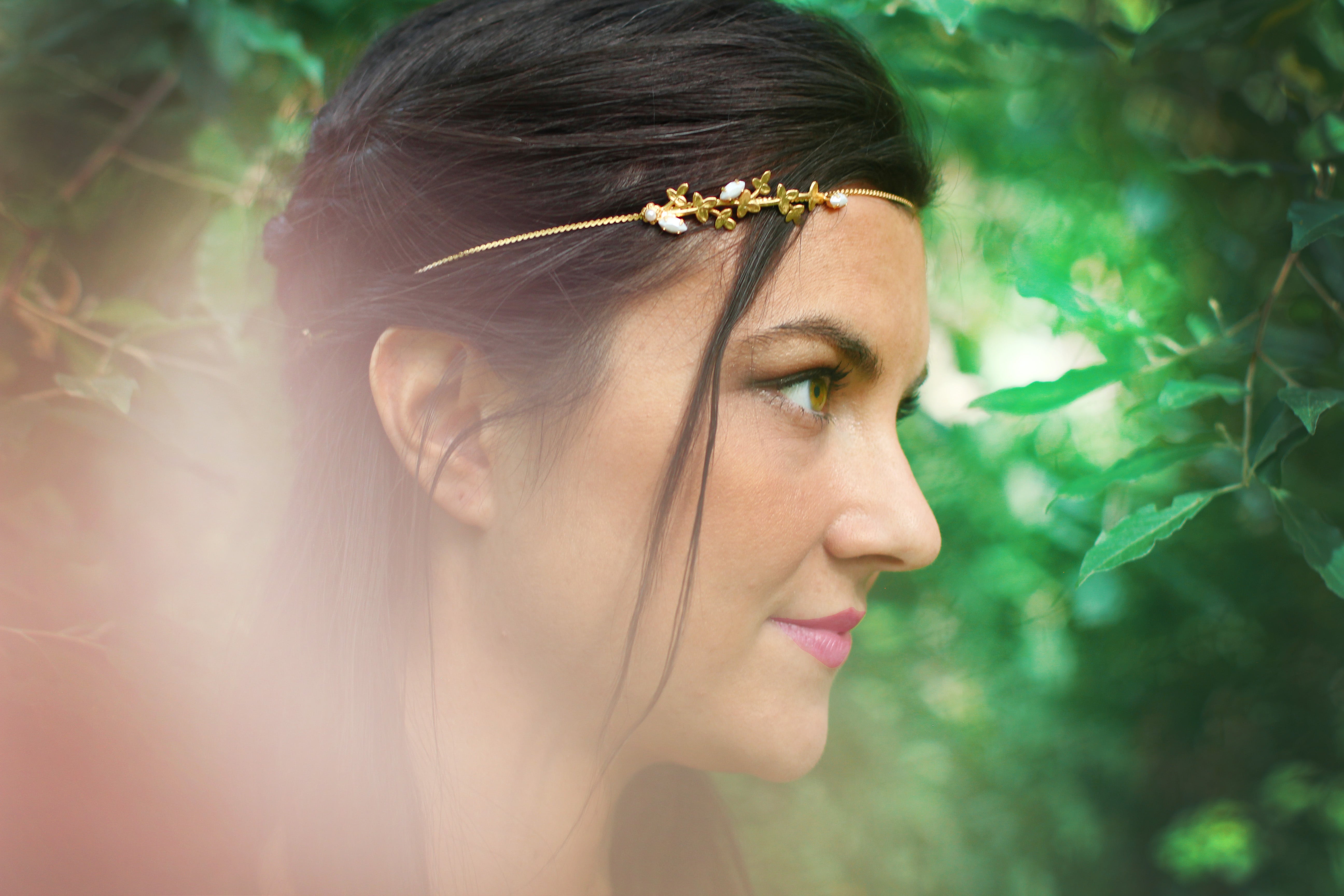 Preorder * Wild Ivy Leaves Hair Chain